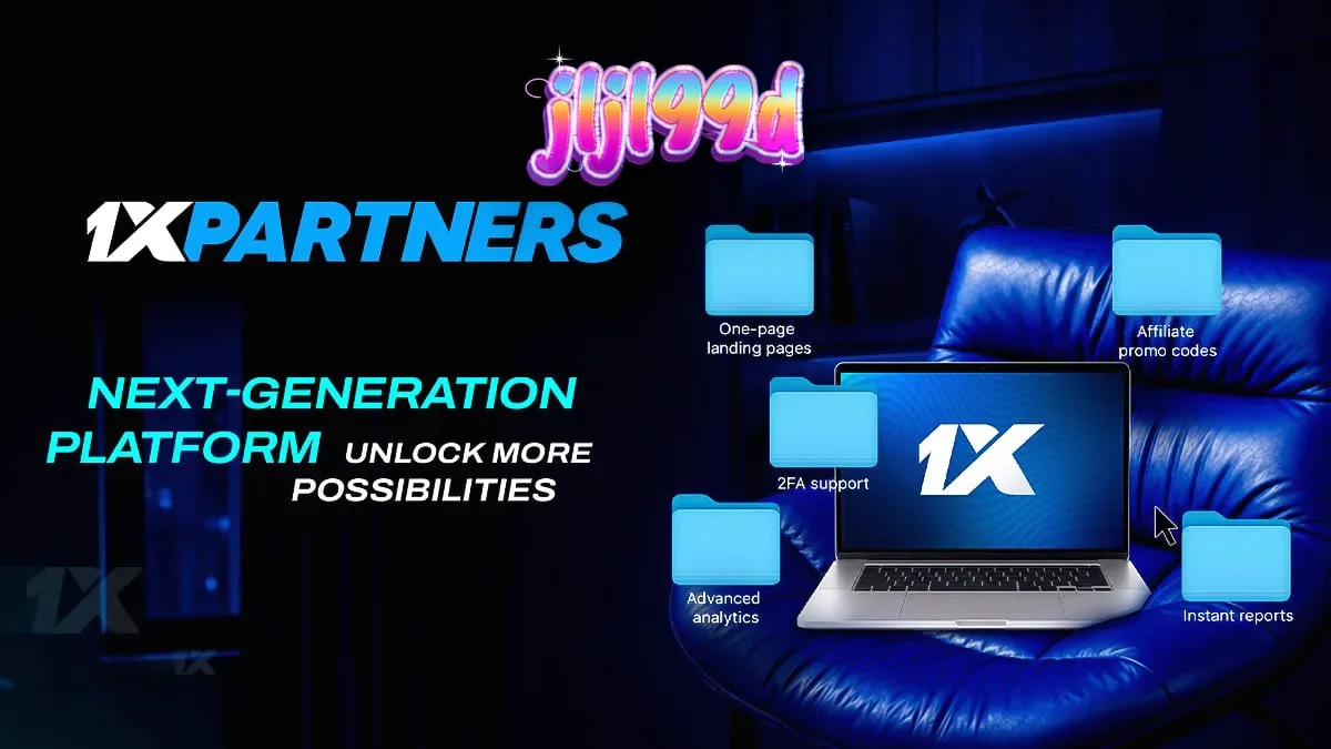 Tampilan antarmuka dasbor 1xPartners yang diperbarui
